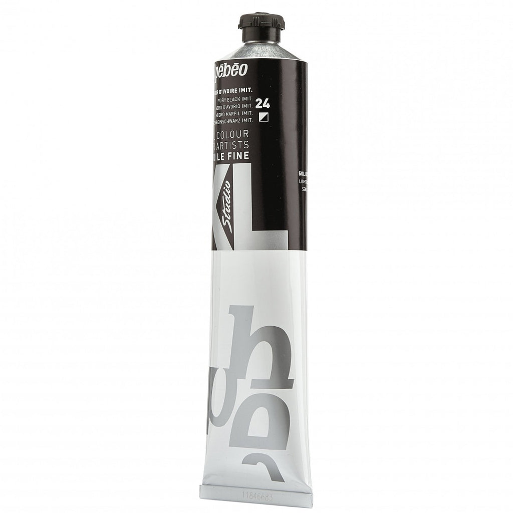 Pebeo Studio XL маслена боя 200 мл — Ivory Black Hue