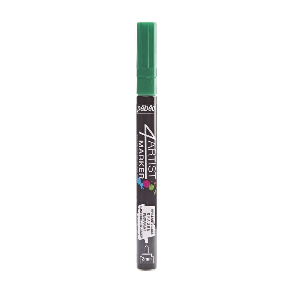 Pebeo 4Artist Marker маслен маркер 2 мм, объл връх — Dark Green