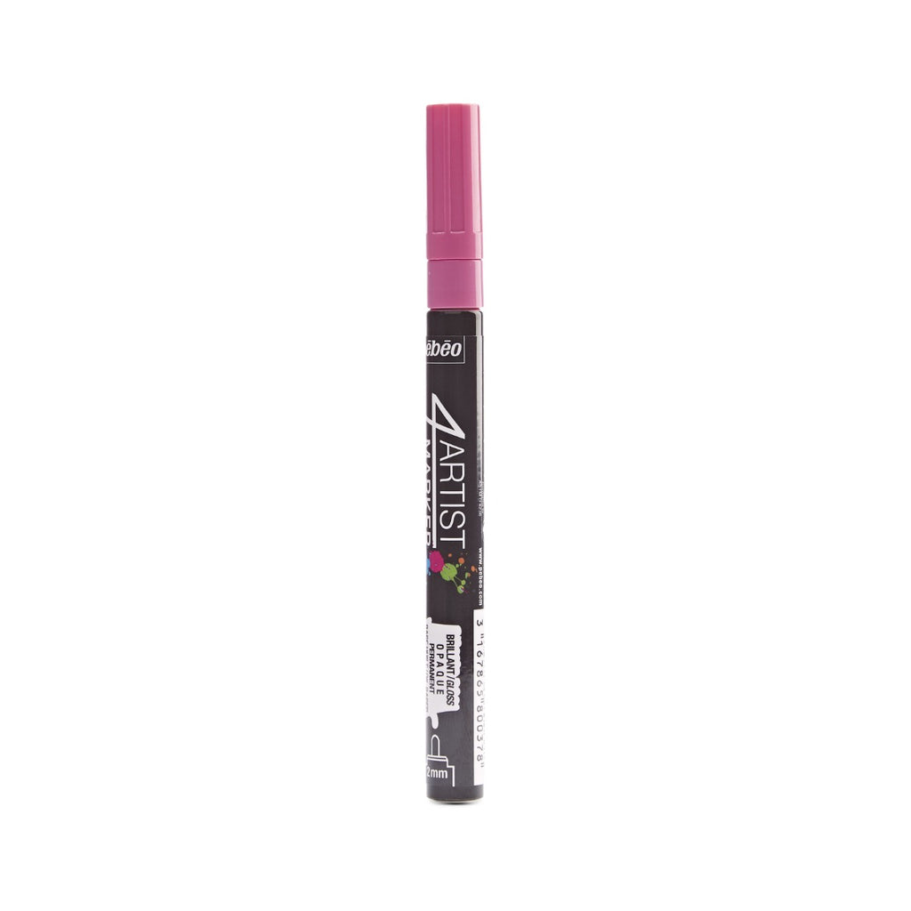 Pebeo 4Artist Marker маслен маркер 2 мм, объл връх — Pink