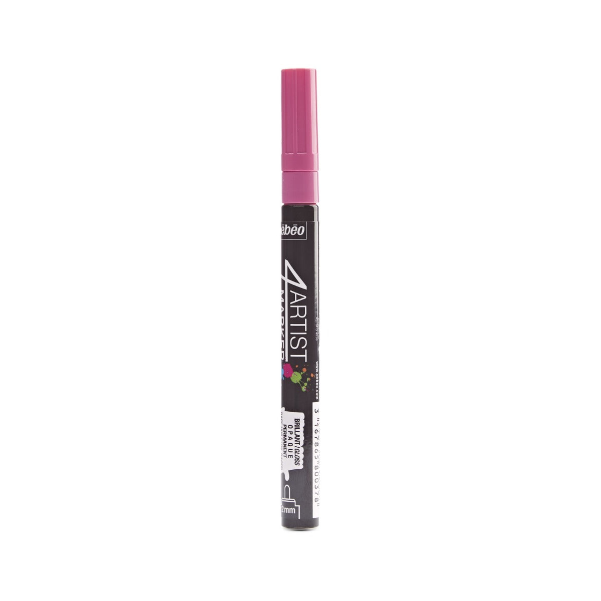 Pebeo 4Artist Marker маслен маркер 2 мм, объл връх — Pink