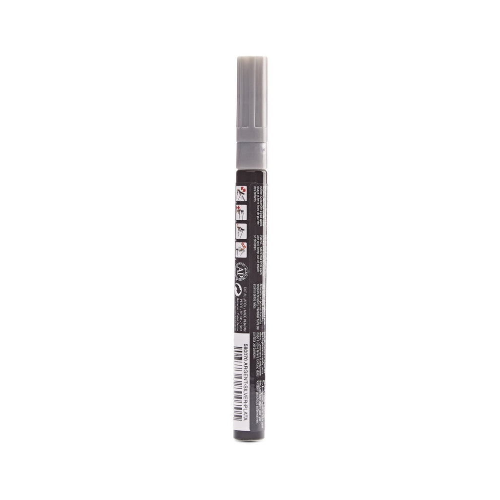 Pebeo 4Artist Marker маслен маркер 2 мм, объл връх — Silver