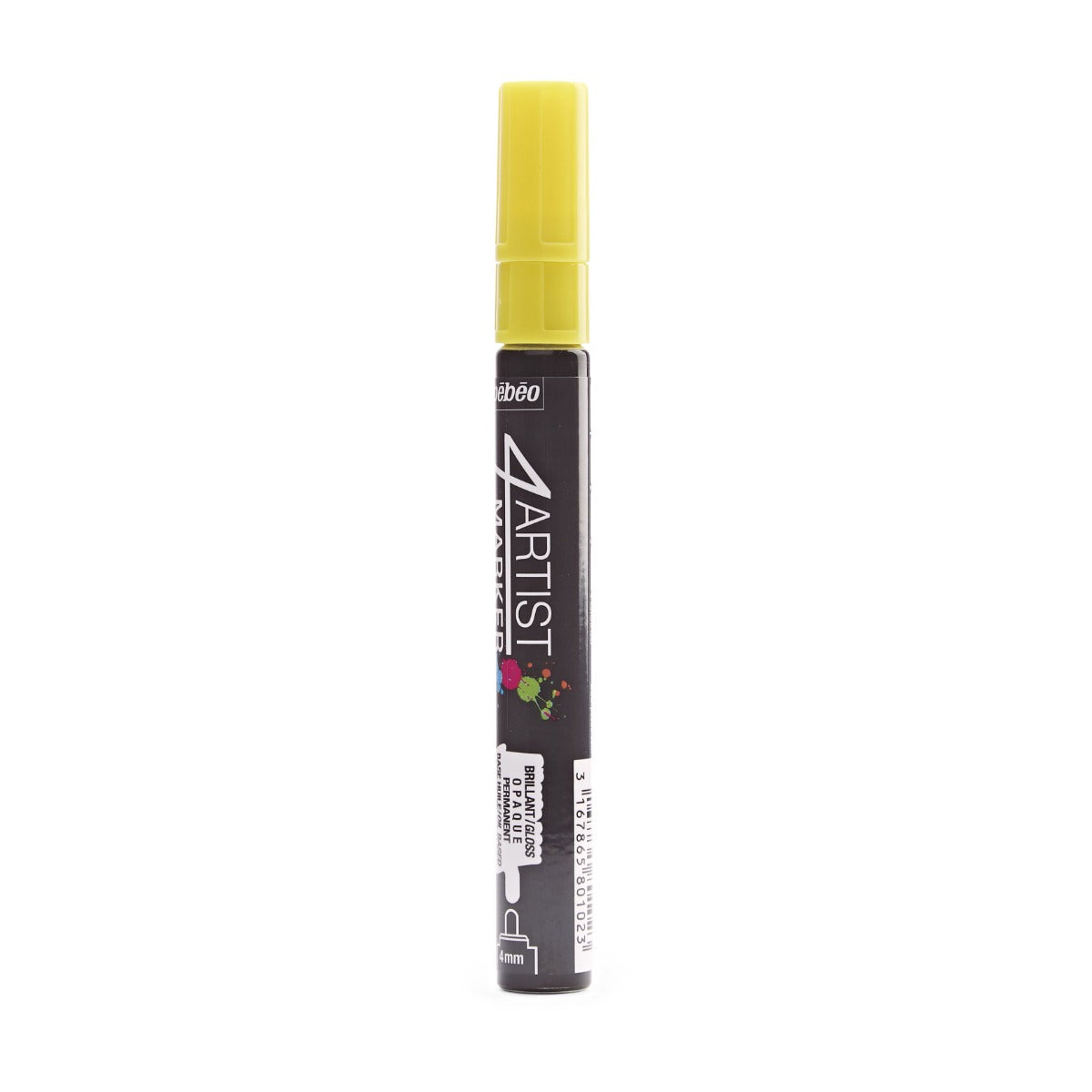 Pebeo 4Artist Marker маслен маркер 4 мм, объл връх — Yellow