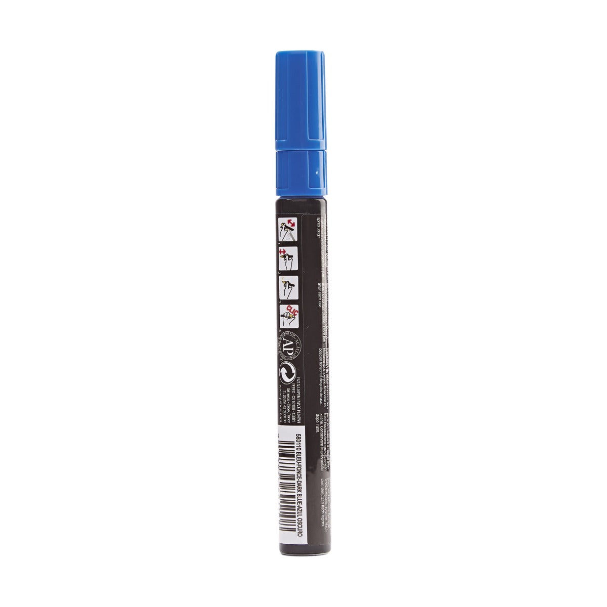 Pebeo 4Artist Marker маслен маркер 4 мм, объл връх — Dark Blue