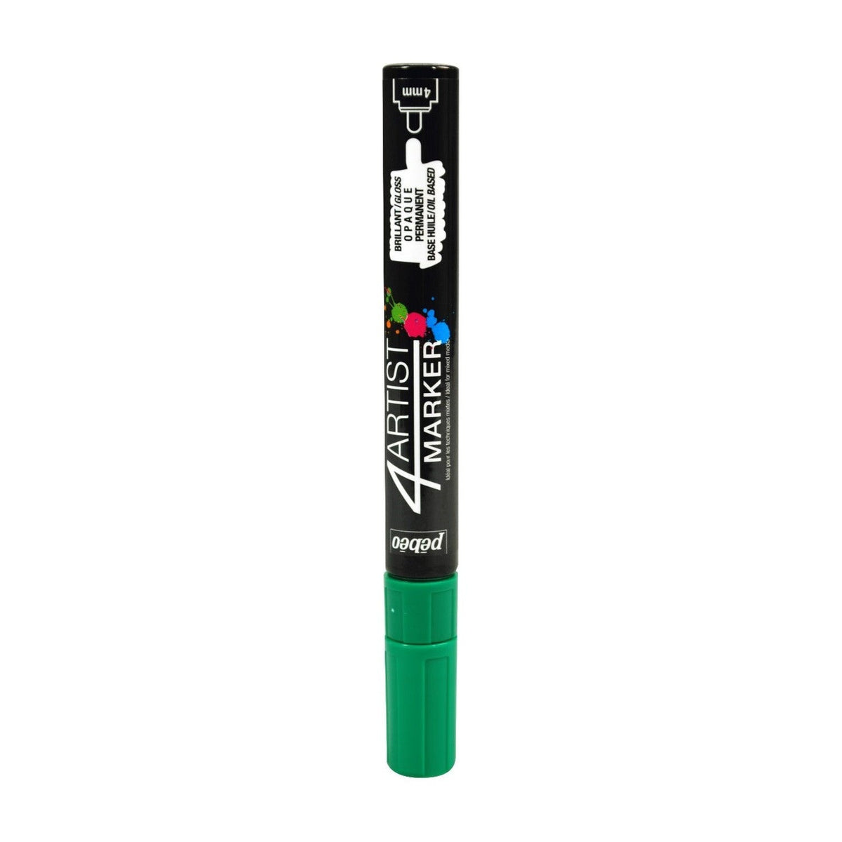 Pebeo 4Artist Marker маслен маркер 4 мм, объл връх — Dark Green