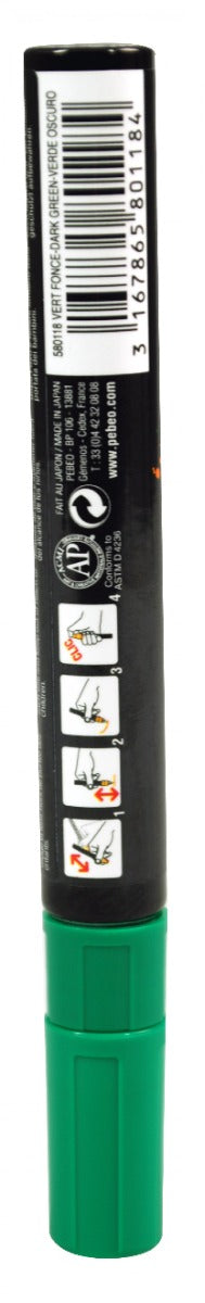 Pebeo 4Artist Marker маслен маркер 4 мм, объл връх — Dark Green
