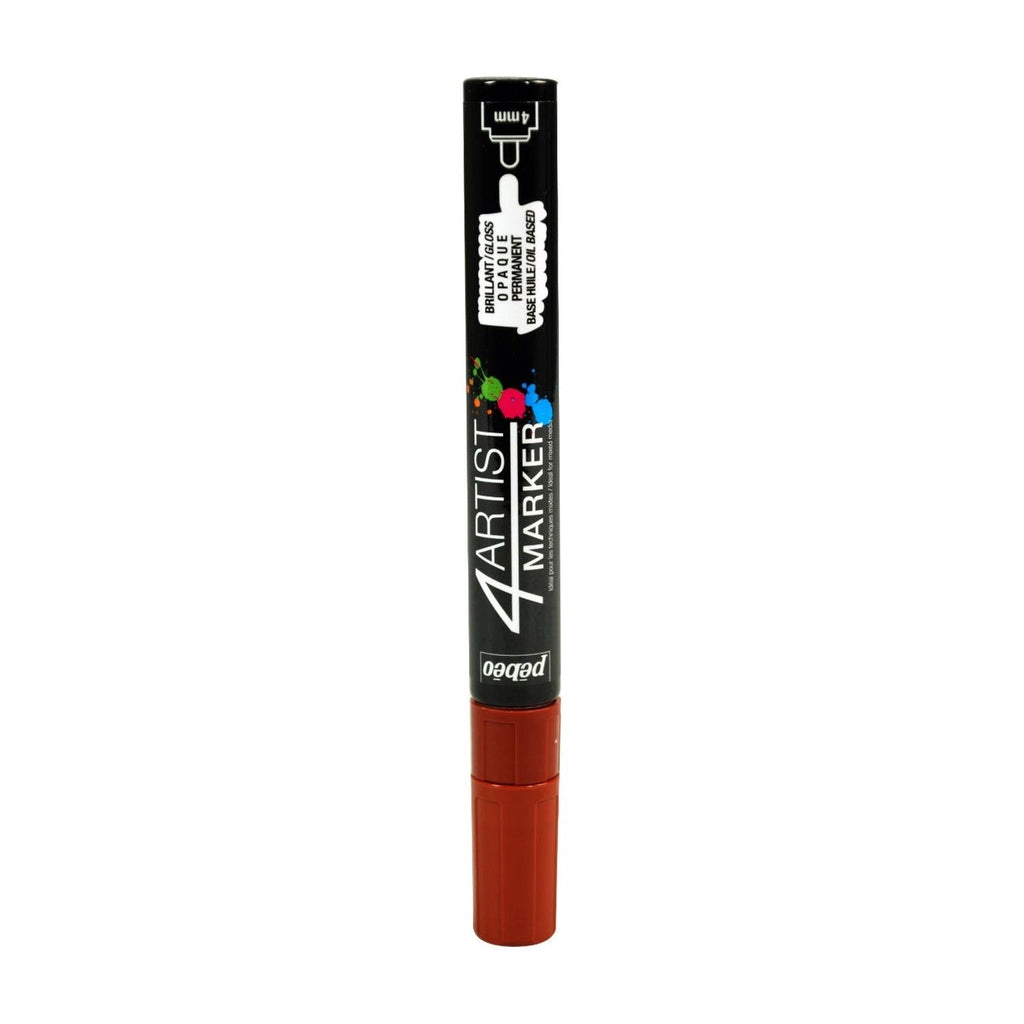 Pebeo 4Artist Marker маслен маркер 4 мм, объл връх — Brown