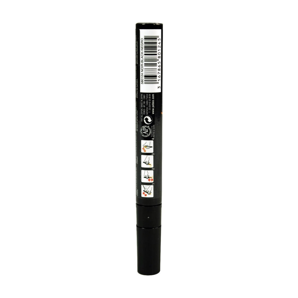 Pebeo 4Artist Marker маслен маркер 4 мм, объл връх — Black