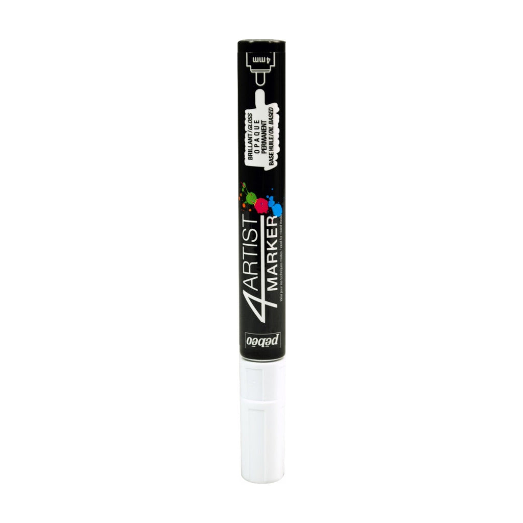 Pebeo 4Artist Marker 4 мм — Бяло