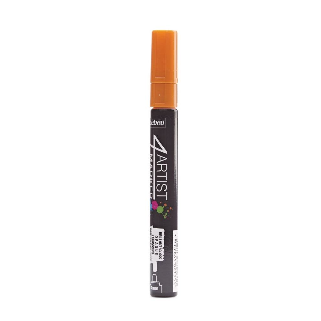 Pebeo 4Artist Marker маслен маркер 4 мм, объл връх — Orange