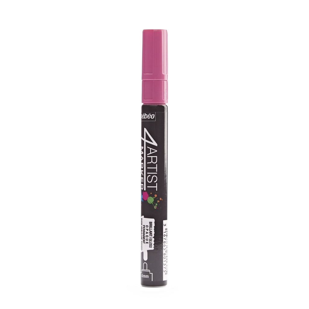 Pebeo 4Artist Marker маслен маркер 4 мм, объл връх — Pink