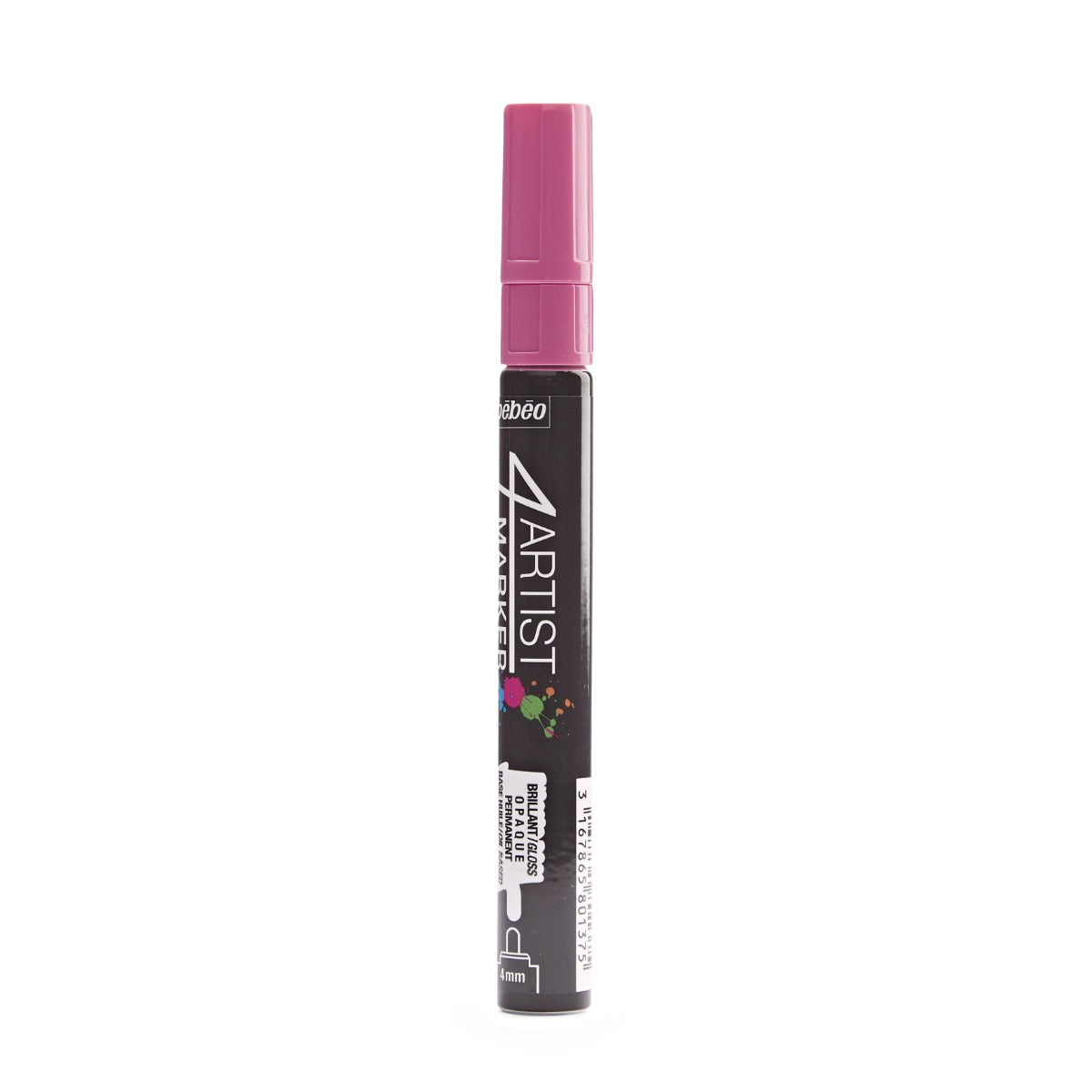 Pebeo 4Artist Marker маслен маркер 4 мм, объл връх — Pink
