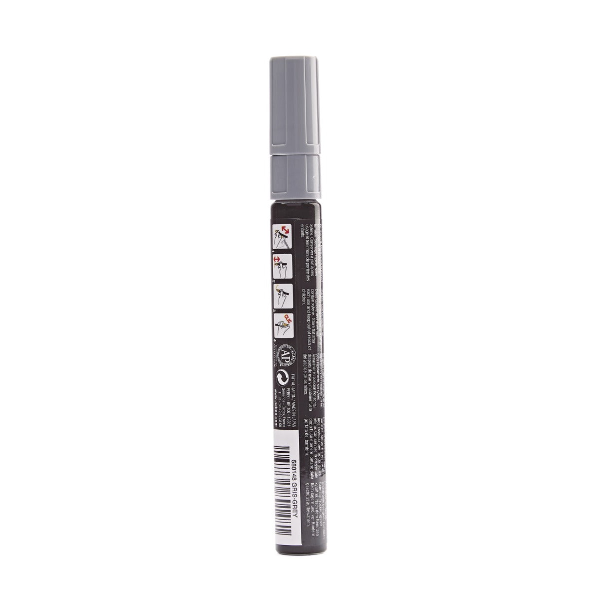 Pebeo 4Artist Marker маслен маркер 4 мм, объл връх — Grey