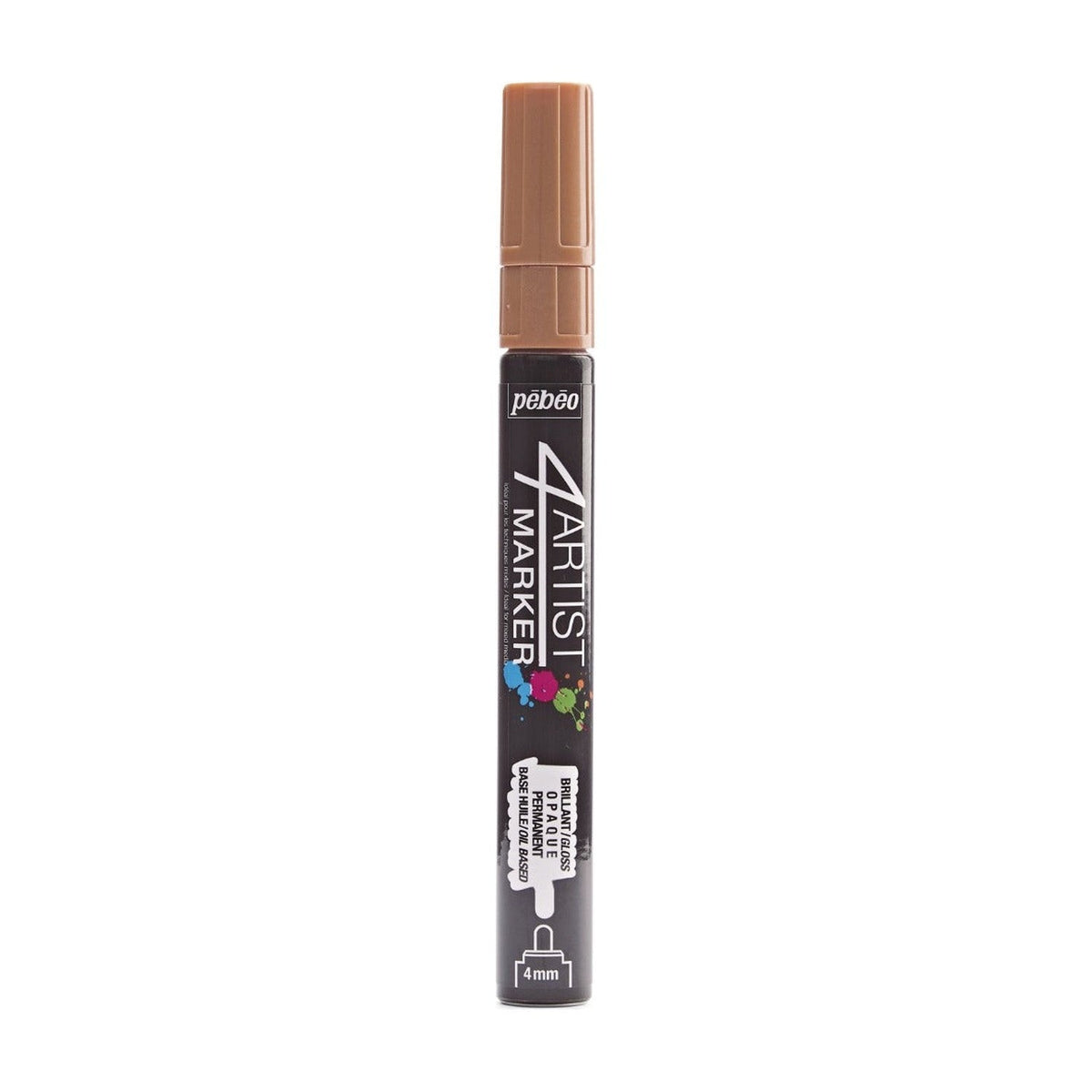Pebeo 4Artist Marker маслен маркер 4 мм, объл връх — Copper