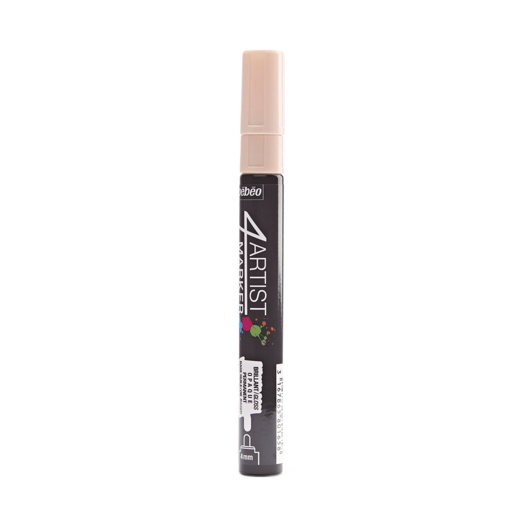 Pebeo 4Artist Marker маслен маркер 4 мм, объл връх — Ivory