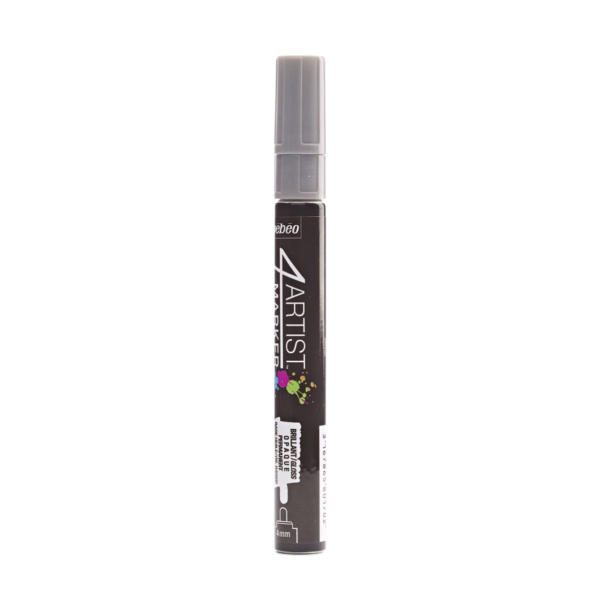 Pebeo 4Artist Marker маслен маркер 4 мм, объл връх — Silver