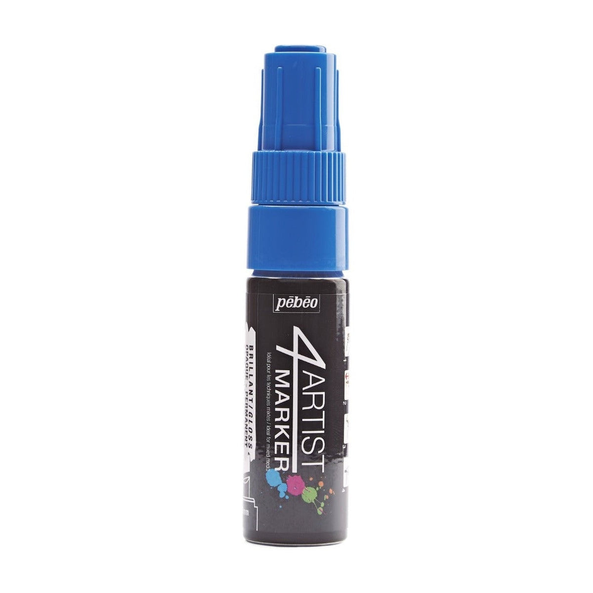 Pebeo 4Artist Marker маслен маркер 8 мм, скосен връх — Dark Blue
