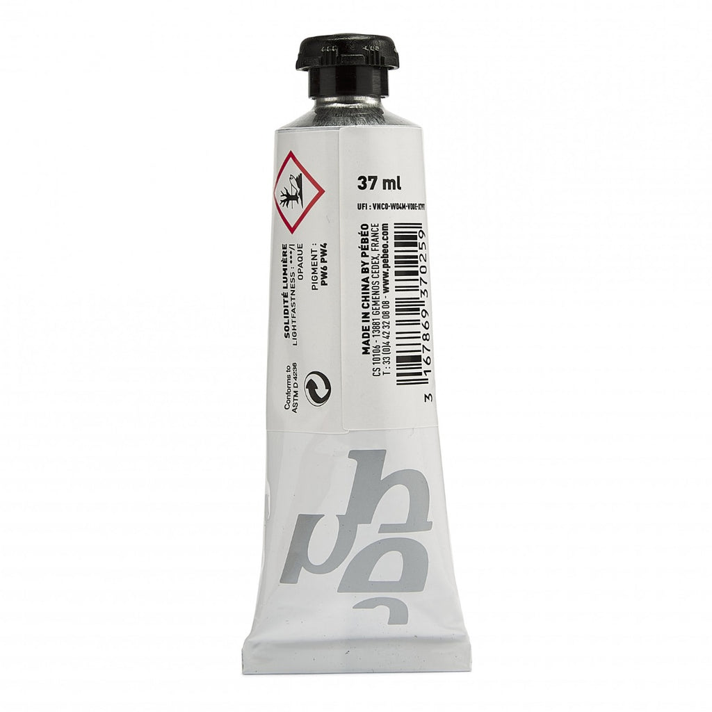 Pebeo Studio XL маслена боя 37 мл — Titanium White