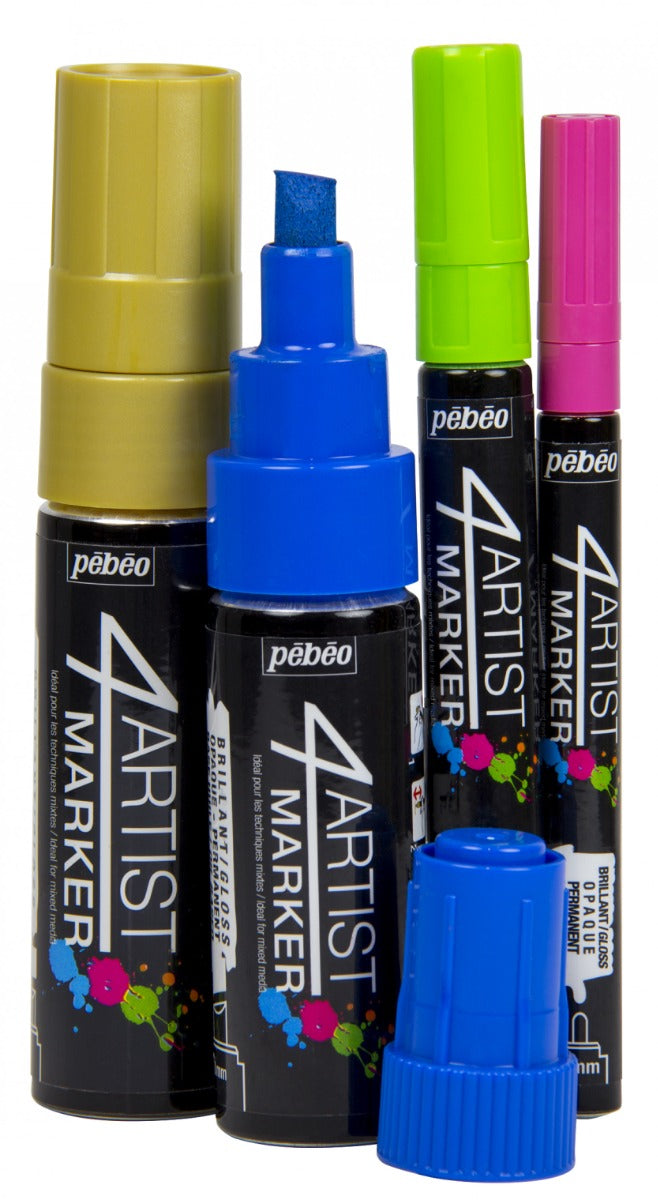 Pebeo 4Artist Marker маслен маркер 4 мм, объл връх — Light Green