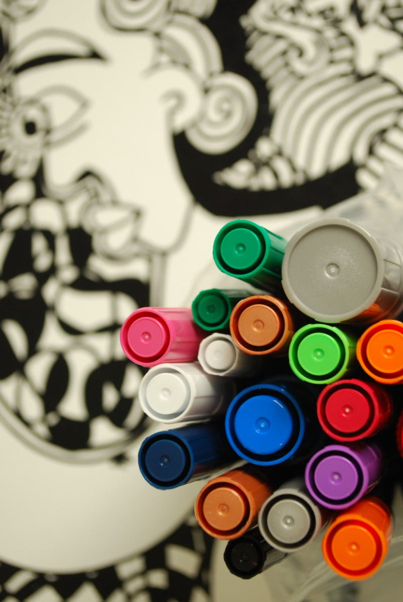 Pebeo 4Artist Marker маслен маркер 4 мм, объл връх — Violet